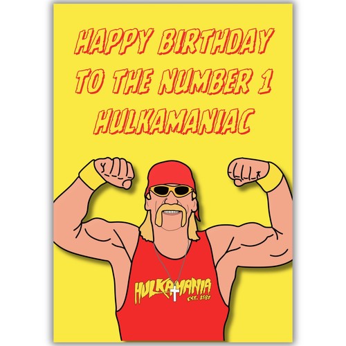 Hulk hogan birthday card - hulk,