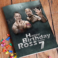 WWE CENA ROCK Personalised