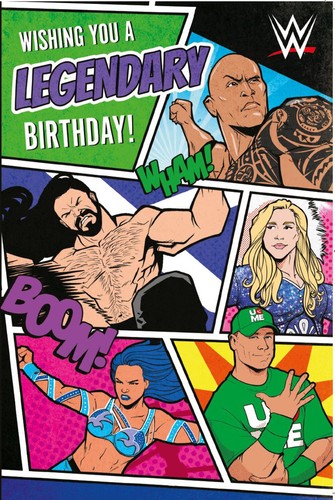 Wwe legendary birthday card - wwe,