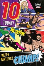 WWE Age 10 Birthday Card