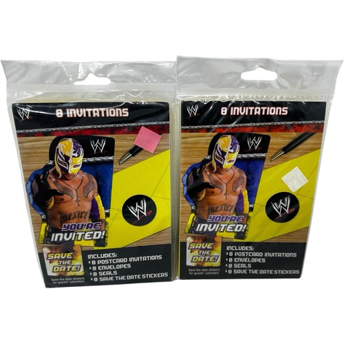 Wwe birthday invitation set - birthday,