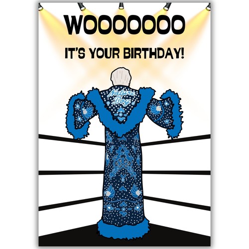 Ric flair birthday card wwe - flair,