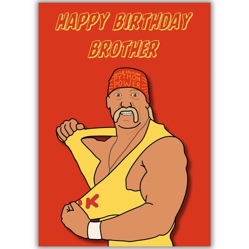Hulk hogan birthday card - birthday, wwe