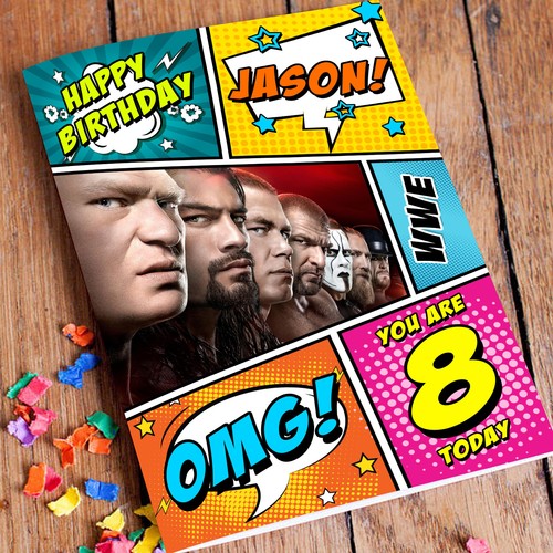 Wwe wrestlemania personalised - wwe,