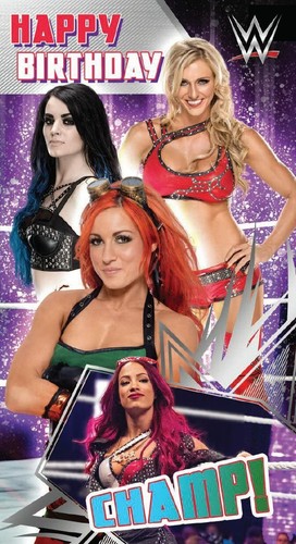 Wrestling birthday card - card,