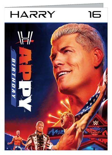Wwe 2k24 personalised - personalised, birthday