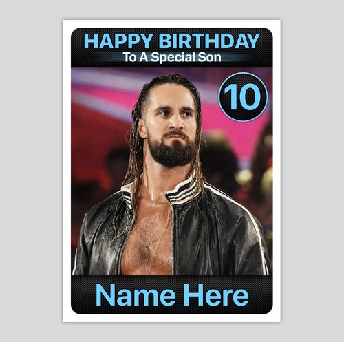 Wwe seth rollins personalised - wwe,