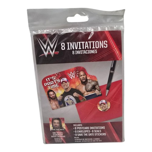 Wwe wrestling bash invitations - wwe,