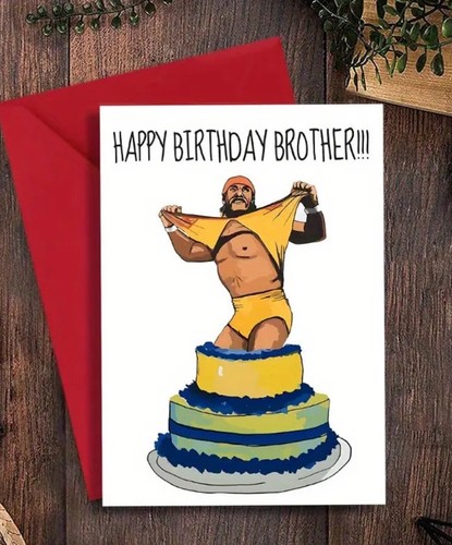 Hulk hogan birthday card - hulk,