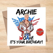 Personalised Cody Rhodes WWE